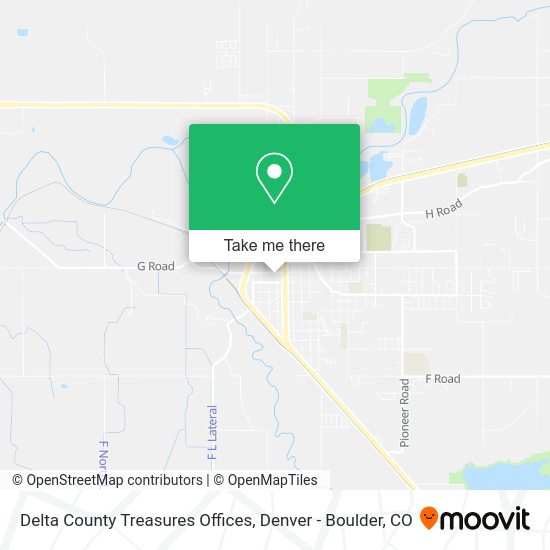 Delta County Treasures Offices map