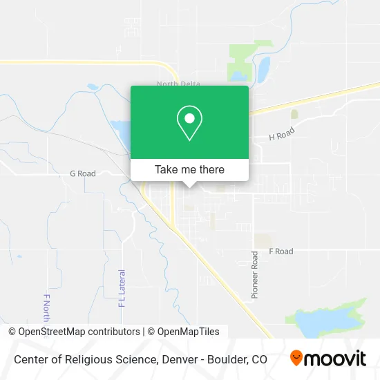 Center of Religious Science map