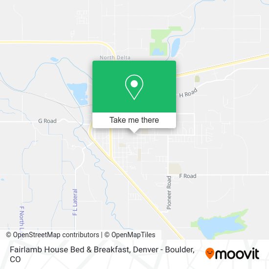 Mapa de Fairlamb House Bed & Breakfast