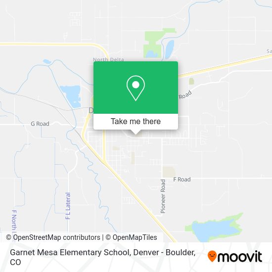 Mapa de Garnet Mesa Elementary School