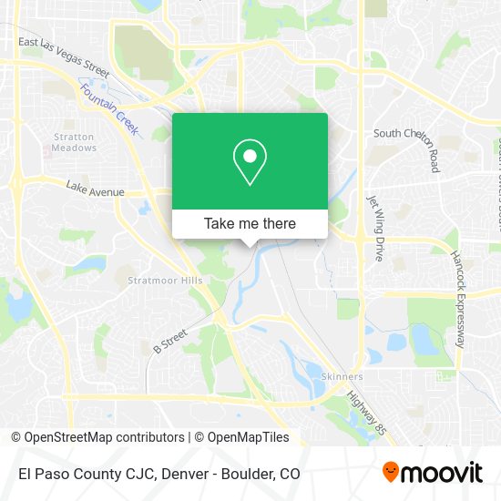 El Paso County CJC map