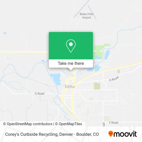 Corey's Curbside Recycling map