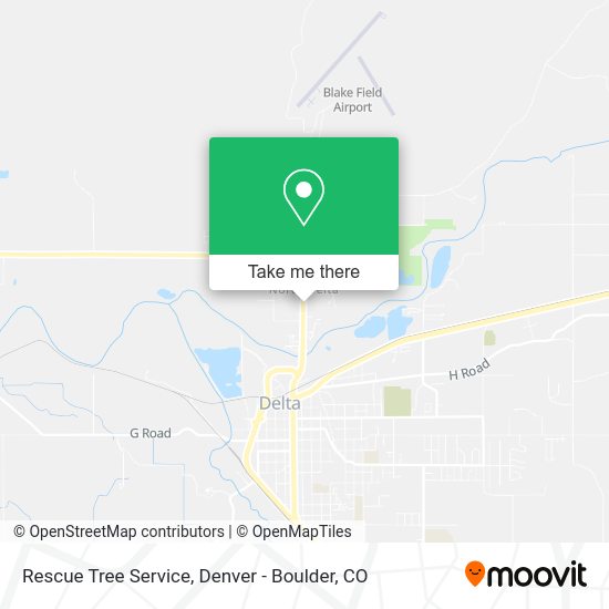 Rescue Tree Service map