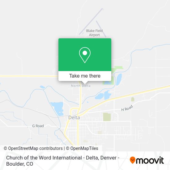 Church of the Word International - Delta map