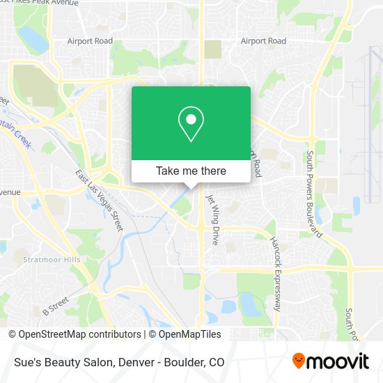 Sue's Beauty Salon map