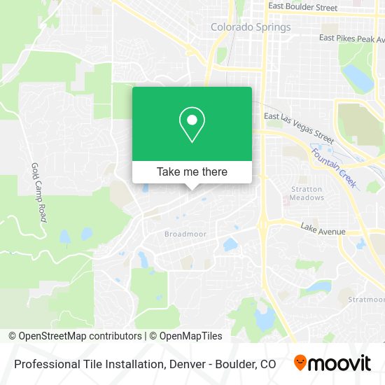 Professional Tile Installation map