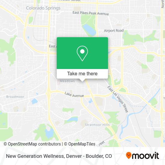 New Generation Wellness map