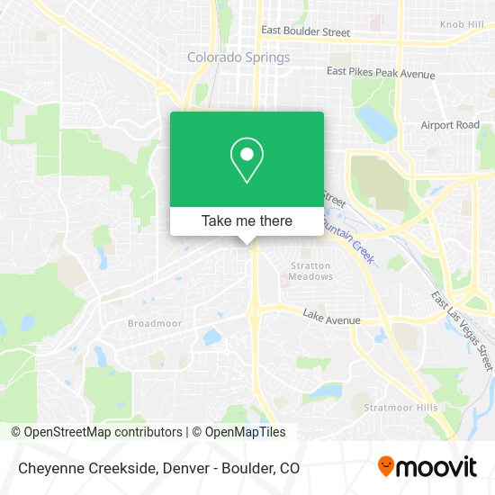 Mapa de Cheyenne Creekside