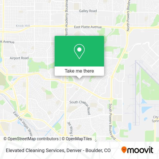 Elevated Cleaning Services map