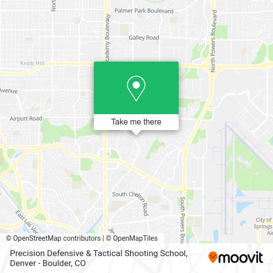 Precision Defensive & Tactical Shooting School map