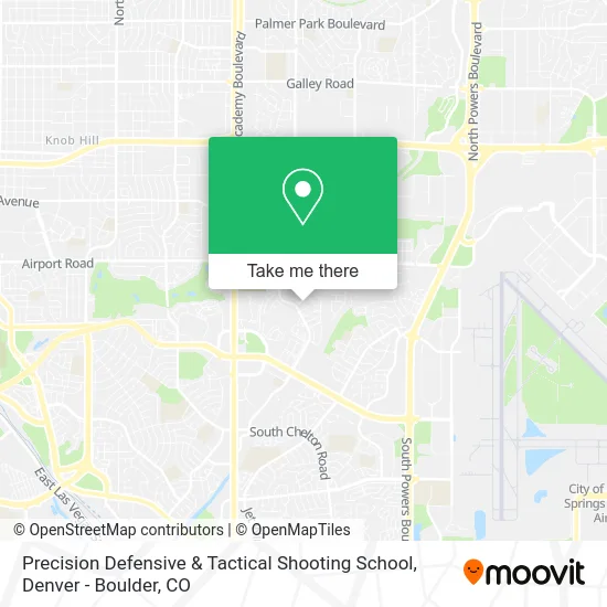 Mapa de Precision Defensive & Tactical Shooting School