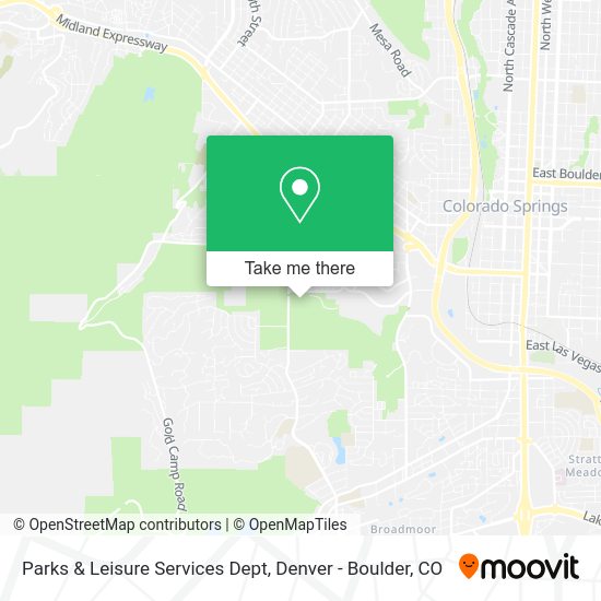 Mapa de Parks & Leisure Services Dept