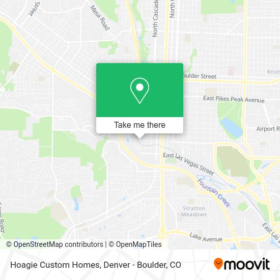 Hoagie Custom Homes map