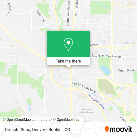 Crossfit Soco map