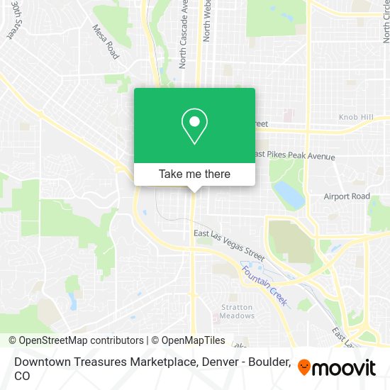 Mapa de Downtown Treasures Marketplace