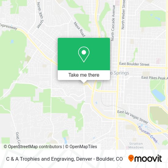 C & A Trophies and Engraving map