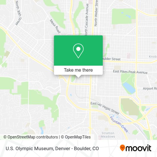 Mapa de U.S. Olympic Museum