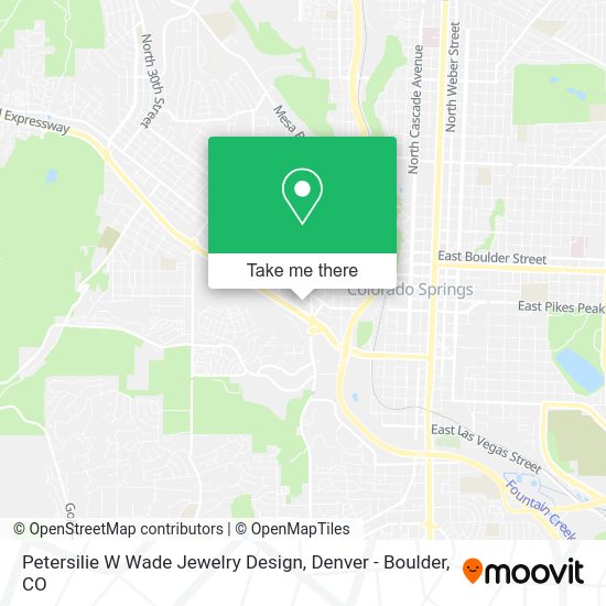 Petersilie W Wade Jewelry Design map