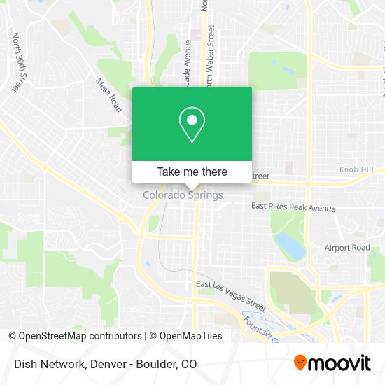 Mapa de Dish Network