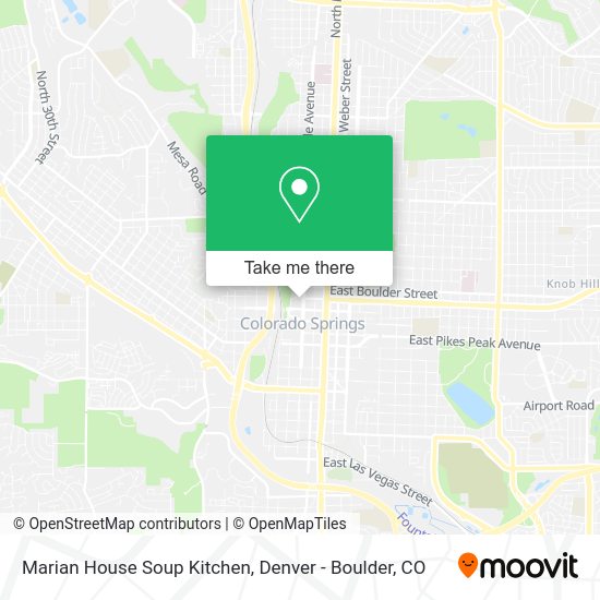Marian House Soup Kitchen map
