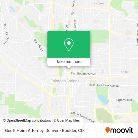 Geoff Heim Attorney map