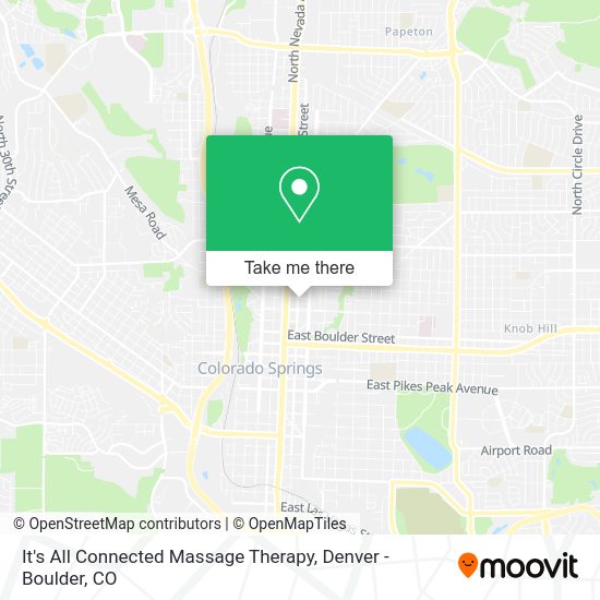 Mapa de It's All Connected Massage Therapy