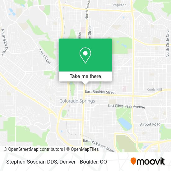 Stephen Sosdian DDS map
