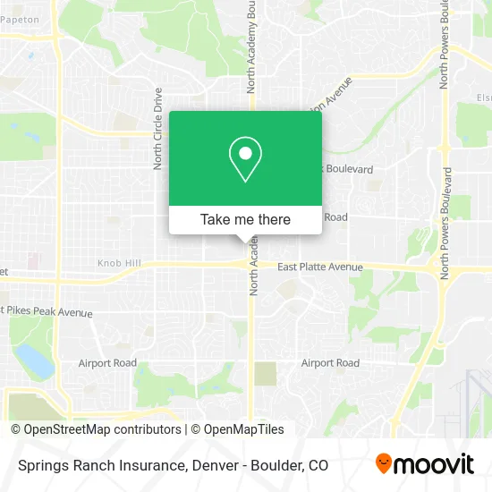 Springs Ranch Insurance map