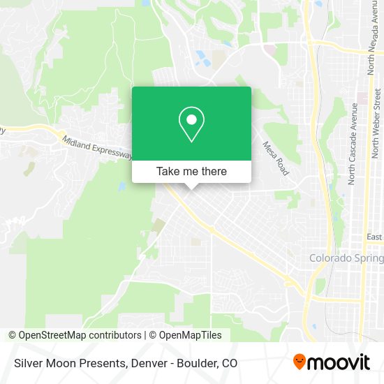 Silver Moon Presents map