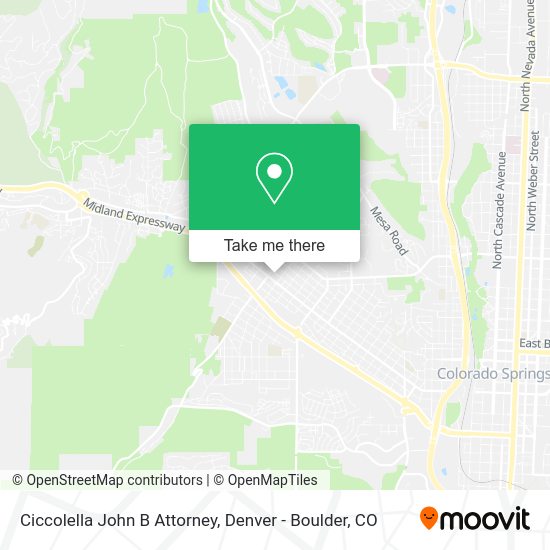 Ciccolella John B Attorney map