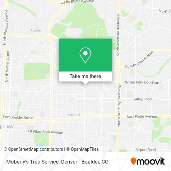 Moberly's Tree Service map
