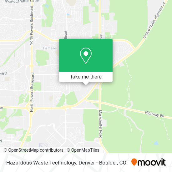 Hazardous Waste Technology map