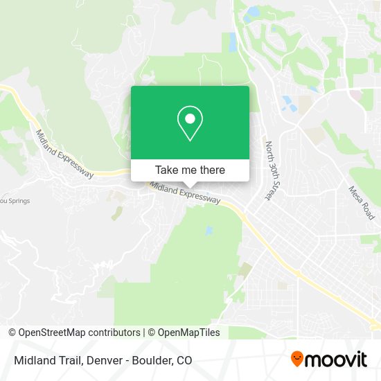 Midland Trail map