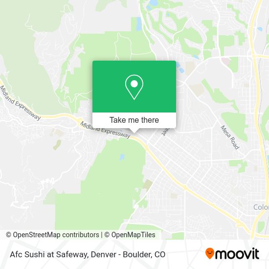 Afc Sushi at Safeway map