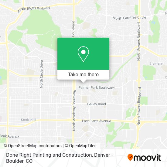 Done Right Painting and Construction map