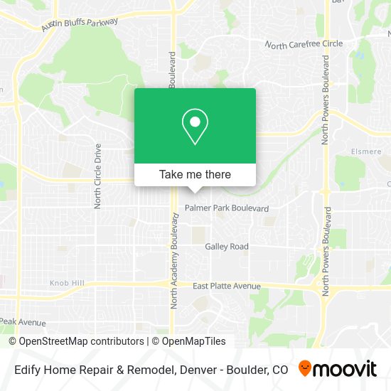 Edify Home Repair & Remodel map