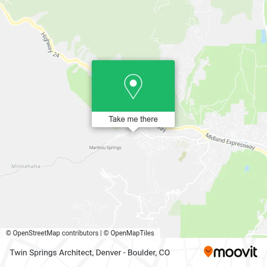 Twin Springs Architect map