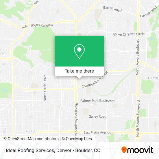 Mapa de Ideal Roofing Services