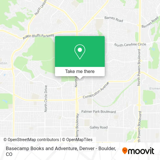 Basecamp Books and Adventure map