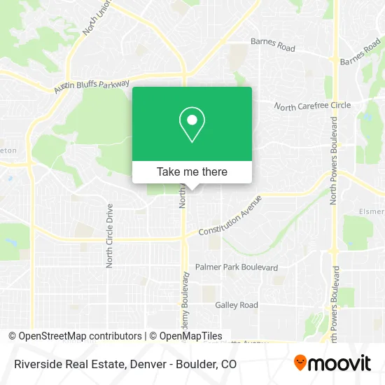 Riverside Real Estate map
