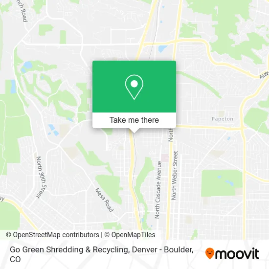 Go Green Shredding & Recycling map