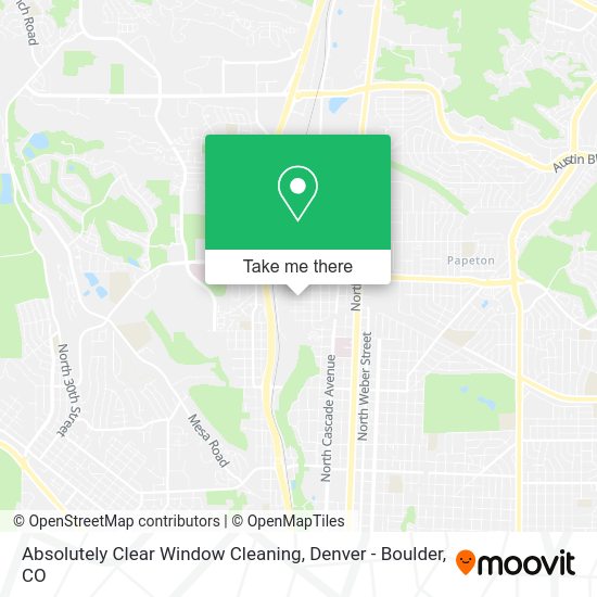 Mapa de Absolutely Clear Window Cleaning
