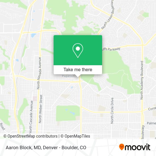 Aaron Block, MD map