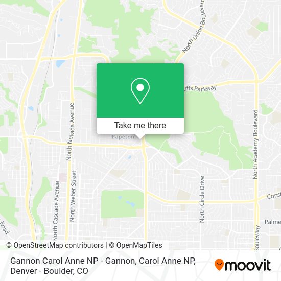 Gannon Carol Anne NP - Gannon, Carol Anne NP map