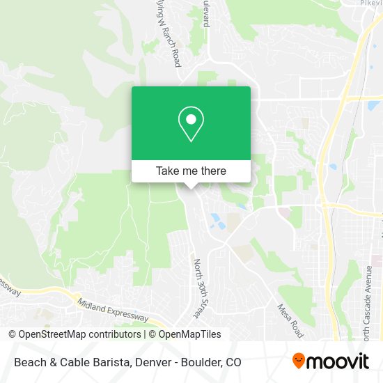 Mapa de Beach & Cable Barista