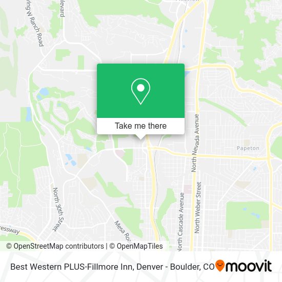 Mapa de Best Western PLUS-Fillmore Inn