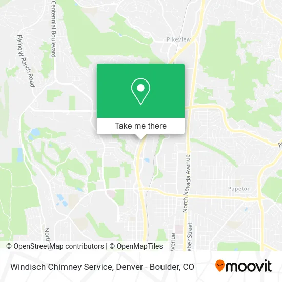 Windisch Chimney Service map