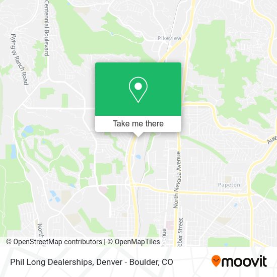 Phil Long Dealerships map