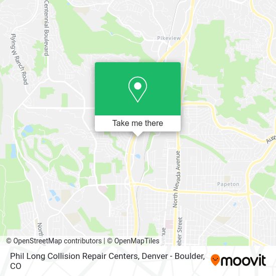 Mapa de Phil Long Collision Repair Centers