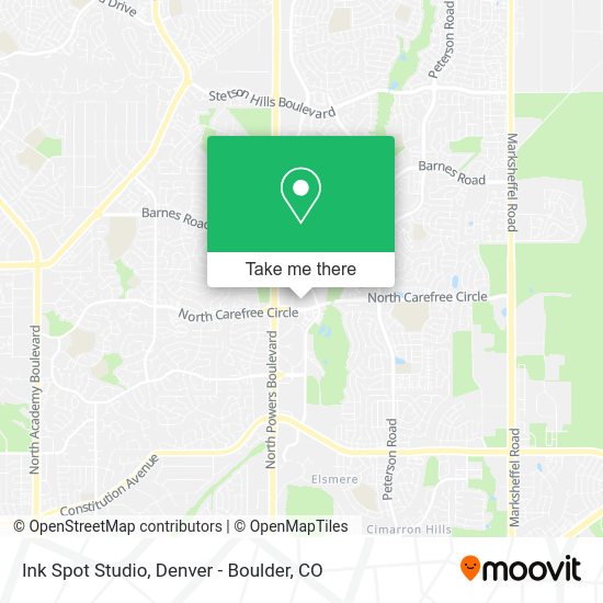 Ink Spot Studio map